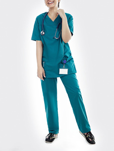 Conjunto de Uniformes Médicos de Verano de Alta Calidad para Hospital, Conjuntos de Uniformes de Enfermera de Manga Corta, Uniformes Médicos Unisex - Product Image 4