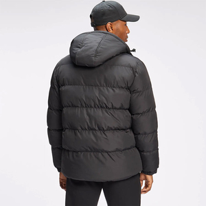 Veste d'hiver matelassée pour homme avec logo personnalisé, manches longues, tissu en toile, fermeture éclair, taille plus, dernier style, livraison DDP - Product Image 2