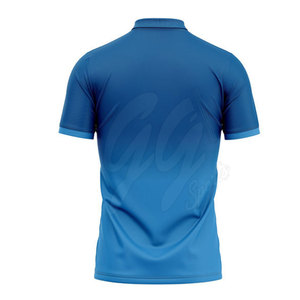 Maillot de cricket de couleur unie personnalisé en polyester 100% meilleur maillot de cricket de conception fabriqué au Pakistan - Product Image 3