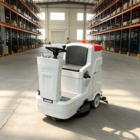 Machine de nettoyage de sols de grande surface, autolaveuse industrielle pour parking et usine