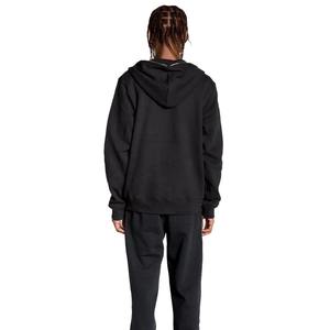 2025 Trendy 400 GSM Fleece Sudadera con capucha y cremallera de cara completa para hombre, manga larga, estampado de logotipo personalizado informal para la temporada de invierno, técnicas teñidas lisas - Product Image 4