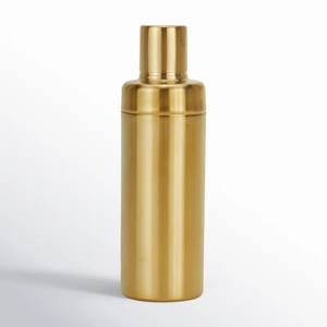 Elegant Stainless Steel Gold <b>Cocktail</b> Shaker Sleek Tall Design Leak Proof Durable Finish Perfect for Modern Home Bar and Parties - Product Image 1