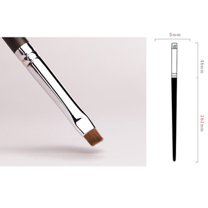 029 Manche en ébène 41 Pinceaux de maquillage Marque privée Pinceau Eyeliner plat Cheveux synthétiques Outils cosmétiques - Product Image 3