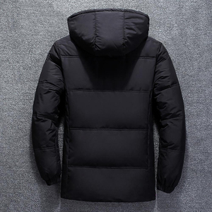 แจ็กเก็ตขนเป็ดกันลมสำหรับผู้ชายแจ็กเก็ตสำหรับฤดูหนาวพิมพ์โลโก้ - Product Image 5