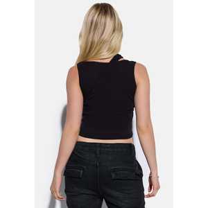 Blusa con Tirantes Gruesos y Detalles de Rayas - Product Image 5