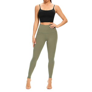 Leggings de Yoga para Mujer, Último Modelo en Oferta, Cintura Elástica, Color Sólido, Alta Calidad, Transpirables, de Secado Rápido, Spandex/Poliéster, Cómodos - Product Image 1