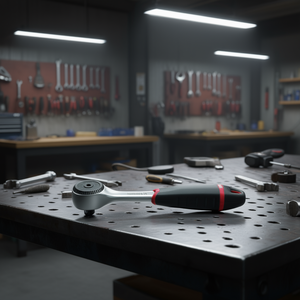 Llave de trinquete reversible certificada IP51 con mecanismo sellado, herramienta de trinquete neumática para uso industrial - Product Image 3