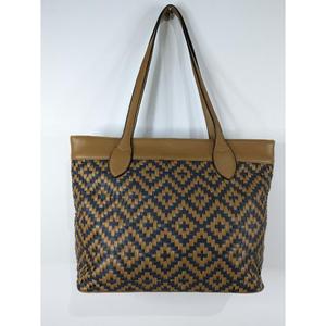 Sac à bandoulière tressé tan noir sac à main populaire avec fermeture éclair sac à main grande capacité sac à la mode produit en vrac - Product Image 1