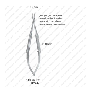 ที่ใส่เข็มสำหรับผ่าตัดขนาดเล็กที่ใส่เข็มแม่นยำสำหรับขั้นตอนการผ่าตัดไมโคร - Product Image 2