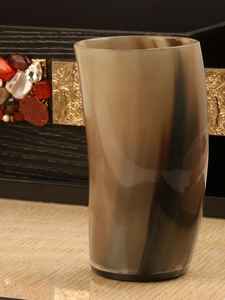 Verre à boire artisanal à manche en corne Artisanat naturel élégant pour siroter des boissons de qualité supérieure - Product Image 5