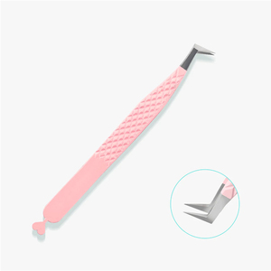 Meilleures ventes Pince à épiler de qualité supérieure Pince à épiler d'extension de cils en acier inoxydable de marque privée - Product Image 1