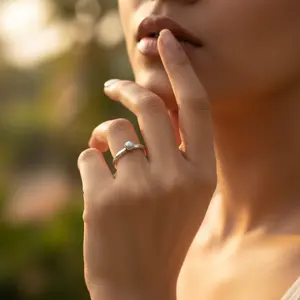 925 Sterling Silver <b>Pearl</b> <b>Ring</b> for Women Elegant Gift Jewelry - Product Image 2