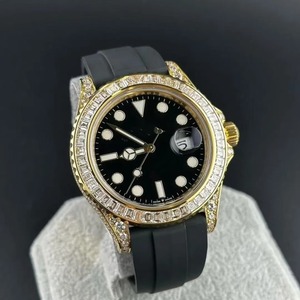 Reloj Mecánico Automático de Lujo para Hombre Super Vs, de Latón con Acabado en Oro Amarillo, 38 mm, Cristal de Zafiro, Esfera Analógica, Botón de Presión, Cierre Oculto - Product Image 4