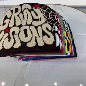 New Beanie Hat Otoño Invierno Hip Hop Y2k Bonnet Outdoor Warm Knitted Cold Cap - Product Image 4