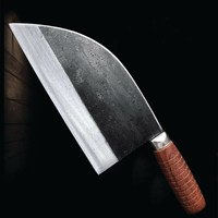 El yapımı 8-inch karbon çelik mutfak şef bıçak seti yüksek kalite zeki sebze kesme bıçağı deri kılıf ile özelleştirilebilir