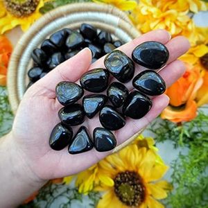 Piedra preciosa pulida al por mayor, obsidiana negra, piedras caídas, cuarzo Natural, amor, grava, cristal curativo, pulido para Decoración - Product Image 5