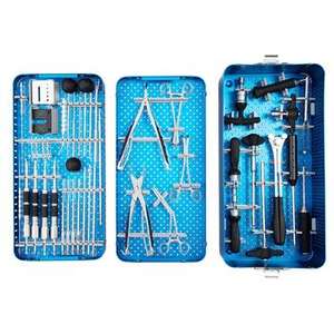 Juego de Instrumentos Ortopédicos DHS DCS de Primera Calidad, Kit de Herramientas Quirúrgicas de Acero Inoxidable para Sujeción, Reducción y Fijación Ósea por MI - Product Image 4