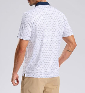 OEM personalizado 100% algodón para Polo diseño de patrón sólido uniforme de punto ropa para ropa informal de los hombres - Product Image 6