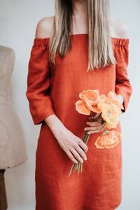 Nouvelle arrivée Retro Lilan up Slim Womens Dress - Product Image 4