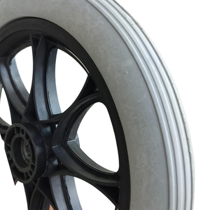 Ruedas de silla de ruedas traseras sólidas Emco, superventas de 2024, duraderas, fiables, sin garantía para uso diario, reemplazo para todos los terrenos - Product Image 5