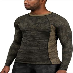 เสื้อแรชการ์ดคุณภาพดีที่สุดปี 2025 UPF50 พร้อมโลโก้พิมพ์ตามสั่ง แขนยาว แห้งเร็ว เป็นมิตรกับสิ่งแวดล้อม สินค้ามาใหม่ ราคาพิเศษ - Product Image 1