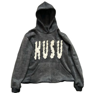Clothing Manufacturer Custom Applique Distressed Men Streetwear Zipper <b>Hoodie</b> Oversized Acid Wash <b>Vintage</b> <b>Zip</b> <b>Up</b> Hoodies - Product Image 1