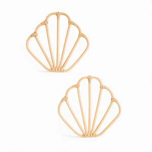 Décoration murale artisanale en coquillages naturels tissés à suspendre pour chambre de bébé, décoration de maison douce et écologique de style côtier - Product Image 2