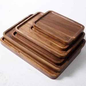 Handcrafted <b>Wooden</b> <b>Serving</b> Plate Natural Wood Round Tray for Parties & Dining and Elegant <b>Wooden</b> <b>Platter</b> for Home Decor & Gifts - Product Image 6