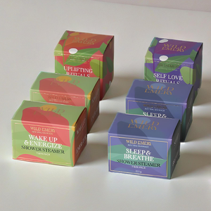 ตัวอย่างฟรี ออกแบบกล่องบรรจุภัณฑ์ กล่องสบู่ กล่องหนาพับได้ พร้อมโลโก้สีทองแบบกำหนดเอง ราคาถูก บรรจุภัณฑ์น้ำยาทาเล็บ - Product Image 6
