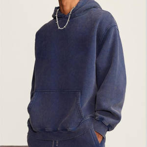 เสื้อมีฮู้ดผู้ชายโอเวอร์ไซส์ผ้าฝ้าย100% สั่งทำโลโก้ได้ตามต้องการ - Product Image 2