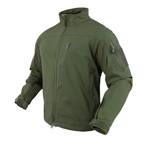 Veste softshell pour homme en polyester OEM, capuche réglable, vêtements de sport, respirante, durable, veste d'extérieur - Product Image 5