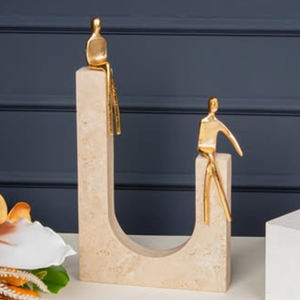 Sculpture métallique moderne avec une excellente finition, faite à la main et écologique, personnalisable pour la maison, le bureau, les hôtels et les galeries - Product Image 3