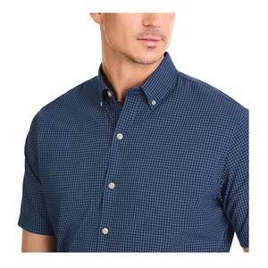 เสื้อเชิ้ตแขนสั้นผู้ชายหรูหราสีทึบผ้าทอลายทแยงป้องกันรอยยับขายดีที่สุดในบังกลาเทศ - Product Image 5