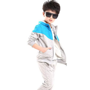 Proveedor de fábrica al por mayor, 2 uds., ropa para niños, chándales con cremallera personalizados para niños, chándales baratos para niños - Product Image 5