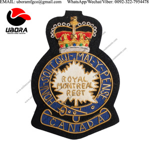 Insigne brodé à la main insigne de blazer du corps de logistique royale insigne de blazer rlc - Product Image 3