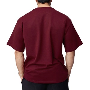 Camiseta Deportiva para Hombre, Corte Regular, Tallas Grandes, Hombros Caídos, Color Sólido, Logotipo Personalizado, Ropa de Fitness, 100% Algodón, Ecológica, Transpirable, 180 - Product Image 4