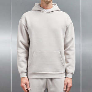 Conjunto de ropa deportiva de dos piezas bordada de gran tamaño personalizada, pantalones de chándal pesados Gsm pesados y Sudadera con capucha, chándales de lana de algodón pesado - Product Image 2