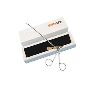 Pinzas de Coagulación Bipolares de 14 cm, Instrumentos Dentales de Acero Inoxidable, Certificación CE Clase III, Manual Premium Satinsky - Product Image 3