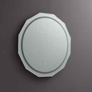 Espejo LED Redondo de 75 cm con Borde Facetado - Product Image 2