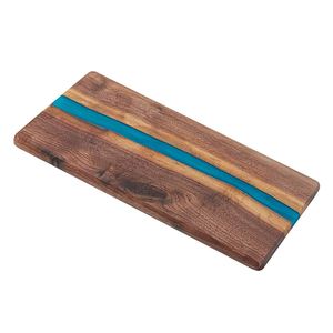 Resina artesanal India SCI con tabla para quesos de madera de acacia Tabla para servir de resina y madera Bandeja para servir queso y tabla para cortar - Product Image 2