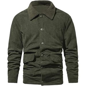 แจ็กเก็ตผ้าฝ้ายสไตล์วินเทจสำหรับผู้ชายเสื้อถักแบบกำหนดเอง2025ใหม่ล่าสุด - Product Image 1