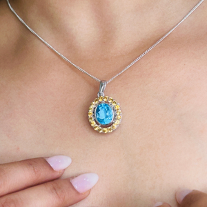 จี้อัญมณีหลายเม็ดทำจากเงินแท้925แข็งแรงจี้อัญมณีช้อปปิ้งสำหรับเครื่องประดับออนไลน์ขายส่งจำนวนมากราคาถูก - Product Image 2