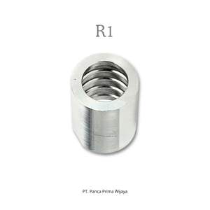 High Quality <b>1</b>/4 <b>Inch</b> R1 Wire Ferrule Sleeve 00110-04 | Carbon Steel High Pressure Hydraulic <b>Hose</b> Crimp Fitting Industrial Heavy - Product Image 1