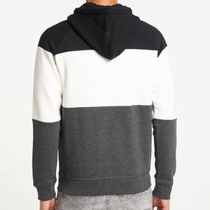 Sudaderas con capucha de invierno de lana de algodón 100% para hombre, ropa de calle personalizable teñida lisa con cordón, moda - Product Image 4