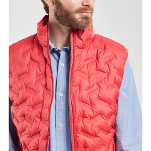 Por encargo sin mangas puffer chaquetas hombres invierno sin mangas menos cremallera puff chaleco unisex impermeable acolchado cremallera ropa casual - Product Image 3