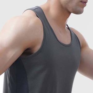 Haute qualité chemises sans manches Gym Fitness maillots hommes personnalisé musculation débardeurs Streetwear coton respirant débardeurs - Product Image 3