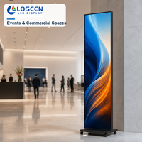 Affichage LED couleur pleine résolution 8K pour intérieur avec étanchéité IP65 et luminosité de 800 cd pour la publicité commerciale