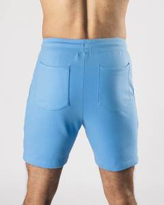 กางเกงขาสั้นผู้ชายผ้าฟลีซคุณภาพสูงขายส่ง ระบายอากาศได้ดี ผลิตจากผ้าฝ้าย 100% ลายเรียบ สไตล์ลำลองแนวสตรีท เอวยางยืด รับผลิตตามแบบ - Product Image 3