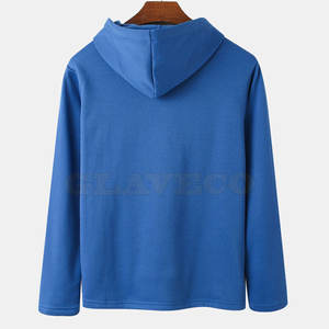 Cómodas sudaderas básicas para hombre, sudaderas con capucha con logotipo personalizado sostenible para hombre, sudaderas con capucha ligeras para hombre - Product Image 2