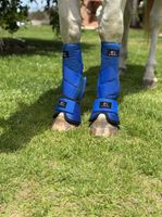 Bottes avant et protège-tendons en néoprène personnalisés BRAND ZONE – Protection confortable et amortissante pour les jambes des chevaux